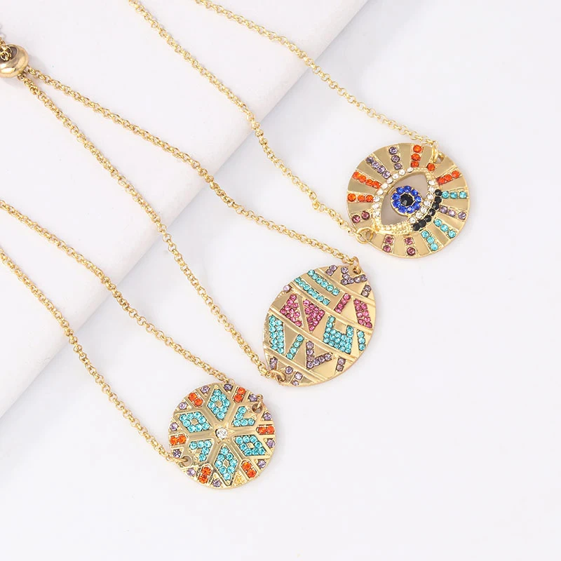 

European and American ethnic style women's bracelet Trendy personality retro Diamond-encrusted Couple bracelet Jewelry wholesale