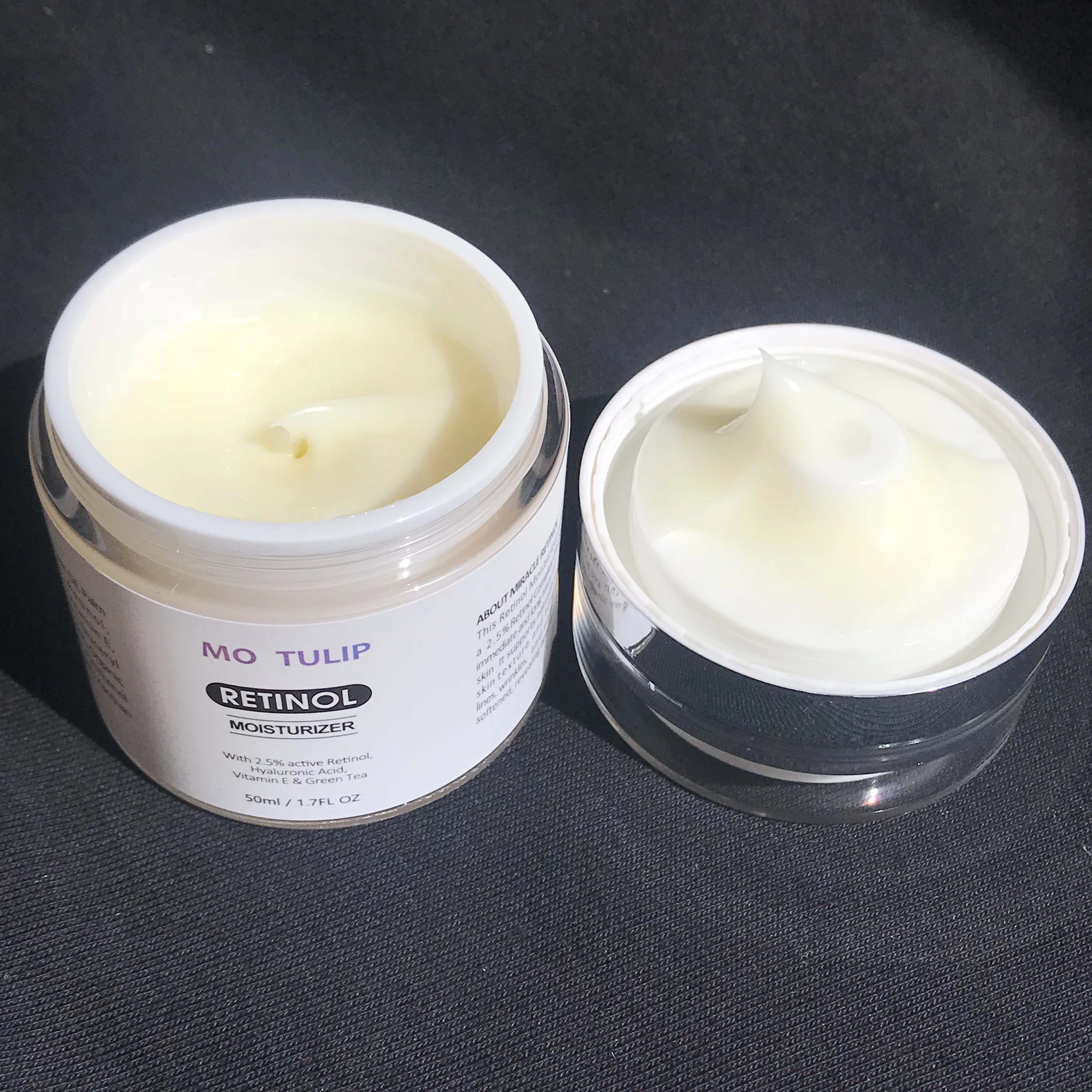 

MO TULIP Retinol 2.5% Moisturizer Cream for Face and Eye Hyaluronic Acid Vitamin E Best Night & Day Moisturizing Cream DropShip