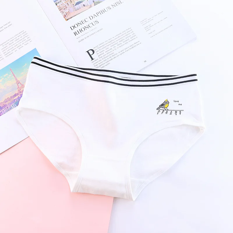 

Women's Underwear Cartoon Underwear Pure Cotton Women's Triangle Pants All Cotton Girl's Pants Women's Underwear