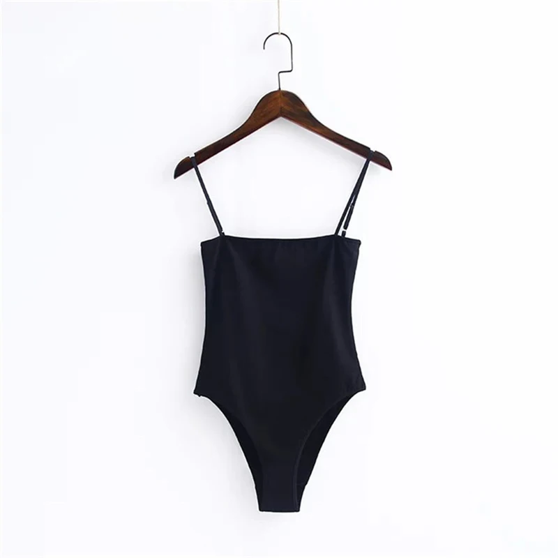 Женский Повседневный Облегающий комбинезон однотонный пляжный для девушек