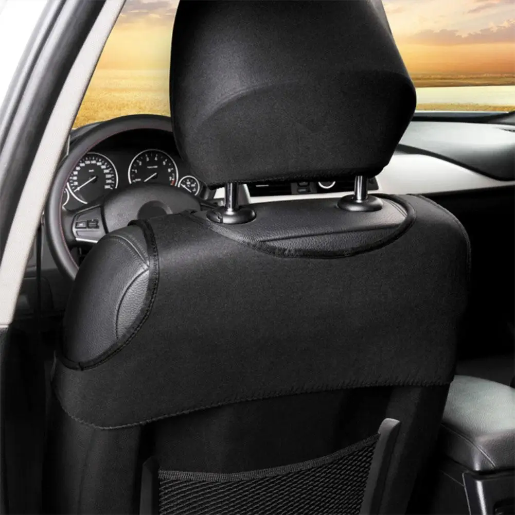 2 Pieces Set Universal Car Seat Covers Mesh Sponge Interior Accessories T Shirt Design Front Car Seat Cover For Car/Truck/Va