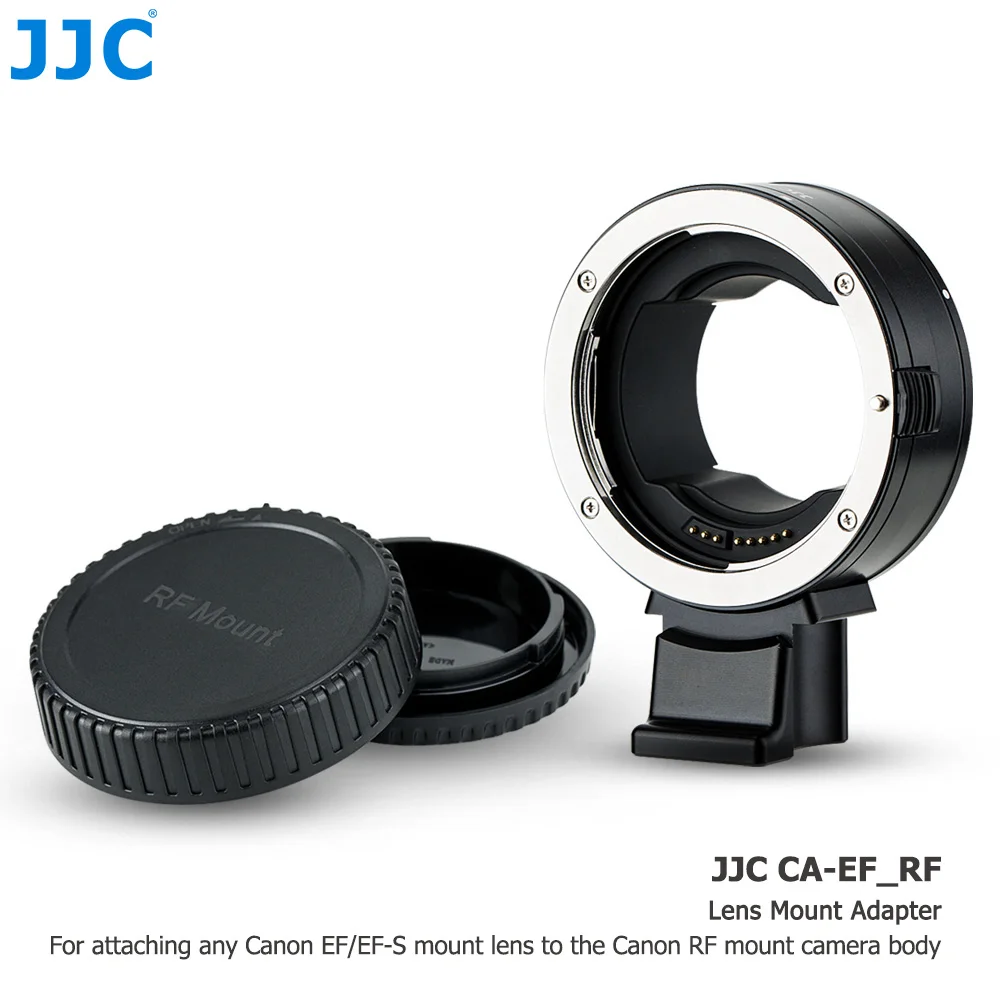 JJC CA-EF_RF адаптер для крепления объектива для крепления Canon EF/EF-S Крепление объектива к Canon RF крепление для корпуса камеры