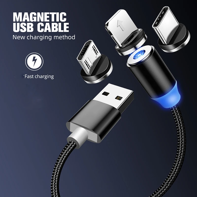 Магнитный зарядный кабель для быстрой зарядки USB Type C фототелефона H5 / Hisense A6L Infinity