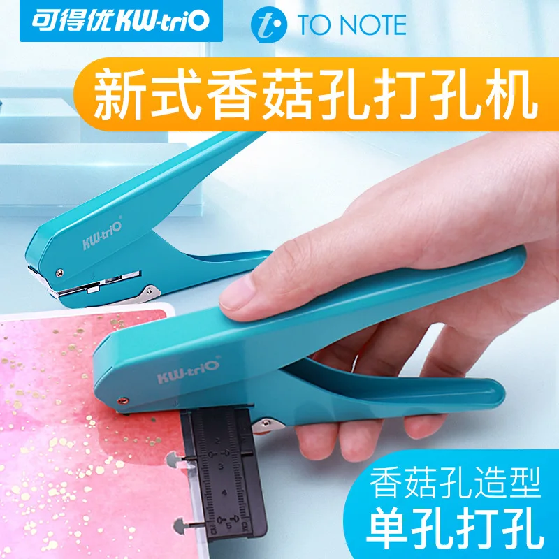 

Binding tool paper punches for card making DIYmushroom hole punch Creative notebook handbook loose-leaf manual paper puncher