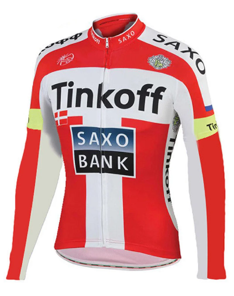 Новинка 2020 велосипедная Джерси Tinkoff Pro с длинным рукавом одежда для велоспорта