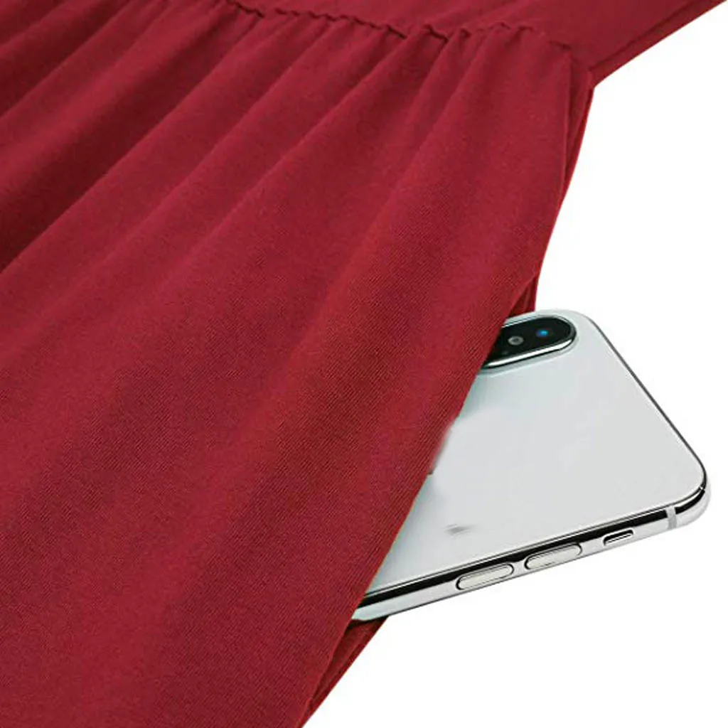 Новые однотонные длинные платья с длинным рукавом элегантные женские летние