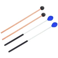 4pcs marimba mallets yarn rubber head drumsticks bell glockenspiel marimba percussion for instruments parts accessories