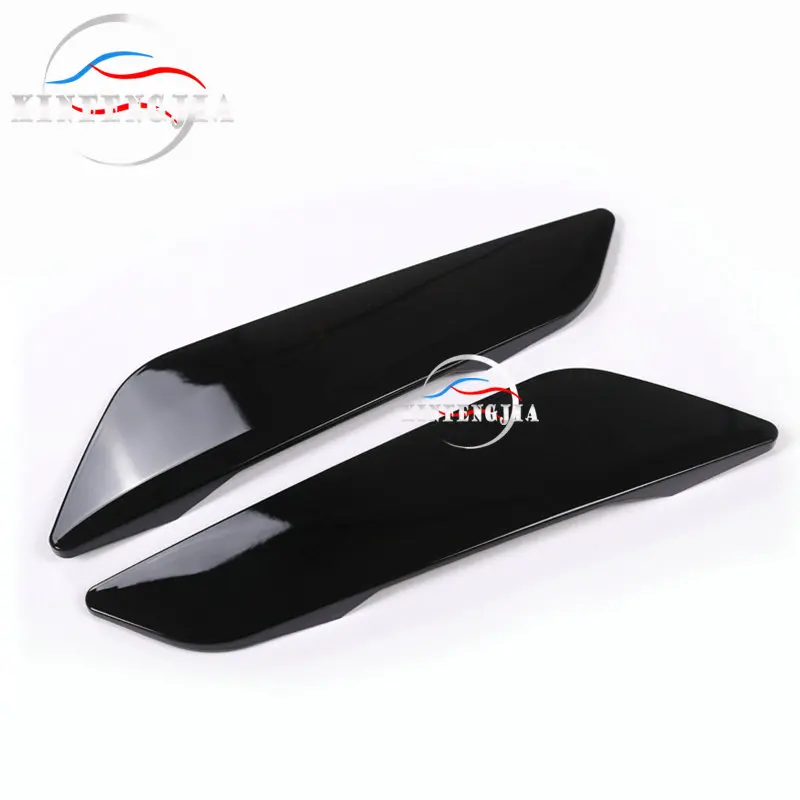 

For BMW 5 Series G30 17-19 2x Black Side Wing Air Flow Fender Intake Vent Pad