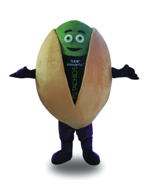 Лидер продаж классическая версия куклы фисташки костюм талисман для взрослых на