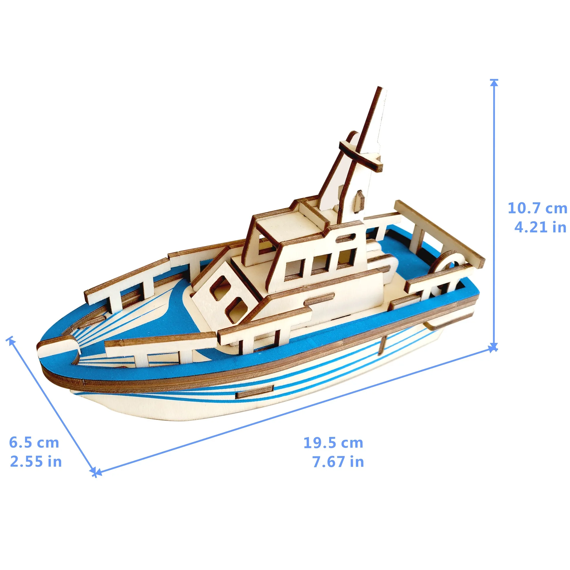Набор для сборки сделай сам 3D деревянные игрушки модель спасательной лодки пазл