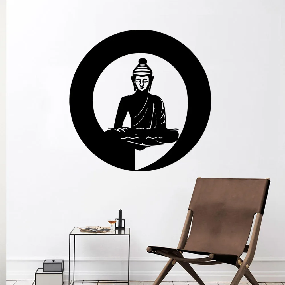 Красивые настенные наклейки Будды художественные обои для детской комнаты