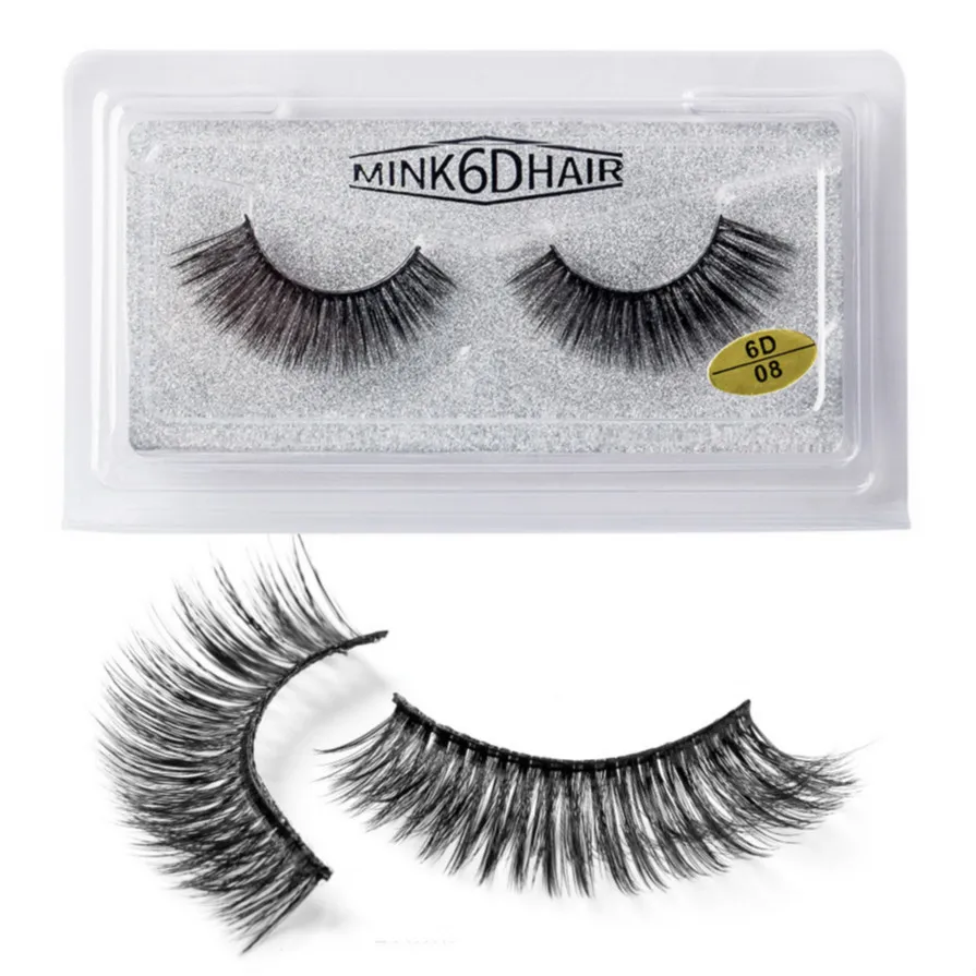 

1Pairs Synthtic False Eyelashes Long Lasting Lashes Natural Dramatic Volume Eyelashes Extension Thick Long 3D False Eyelashes D8