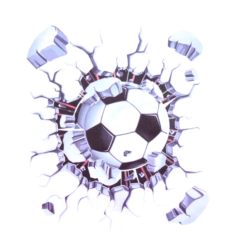 Наклейки на окна автомобильные наклейки 3D для автомобиля футбольные хиты АБС