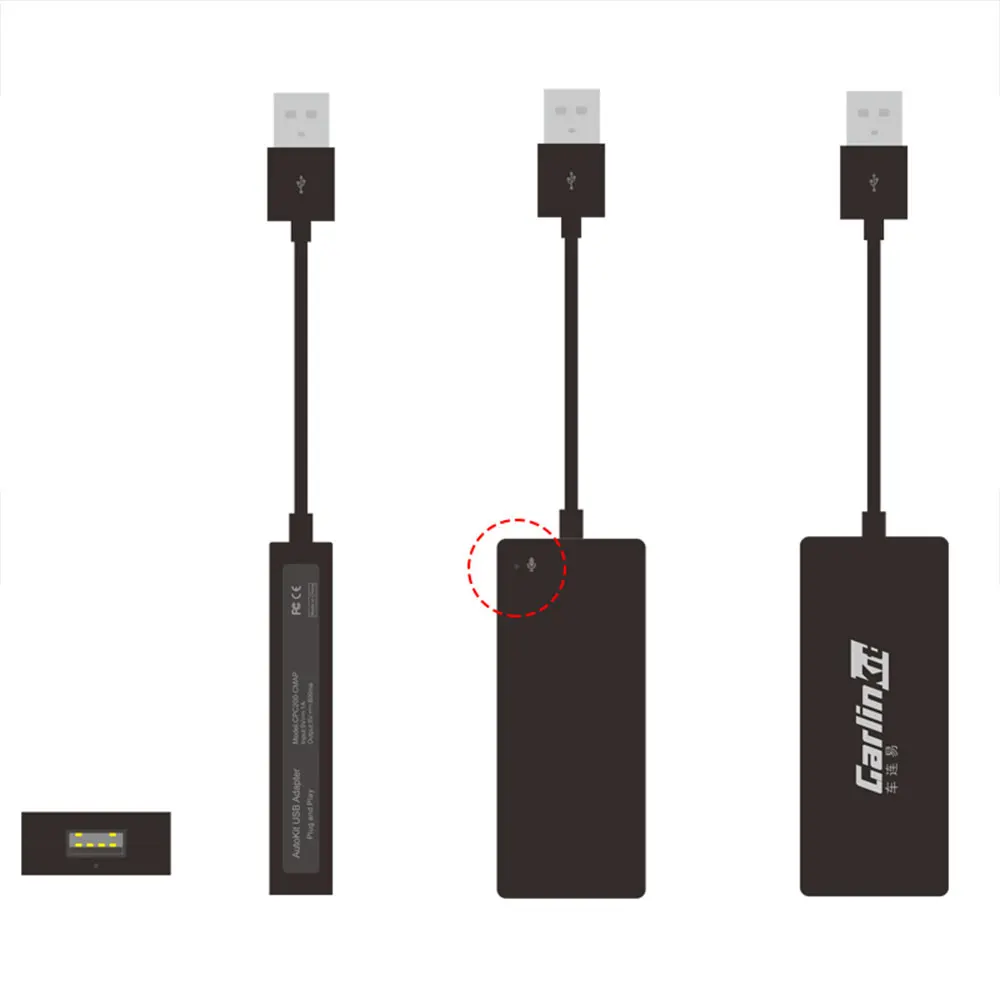 USB умная Автомобильная короткая тяга ключ для навигационная система для Android для Apple Carplay с микрофоном Голосовое управление авто телефон USB автомобильный игровой адаптер