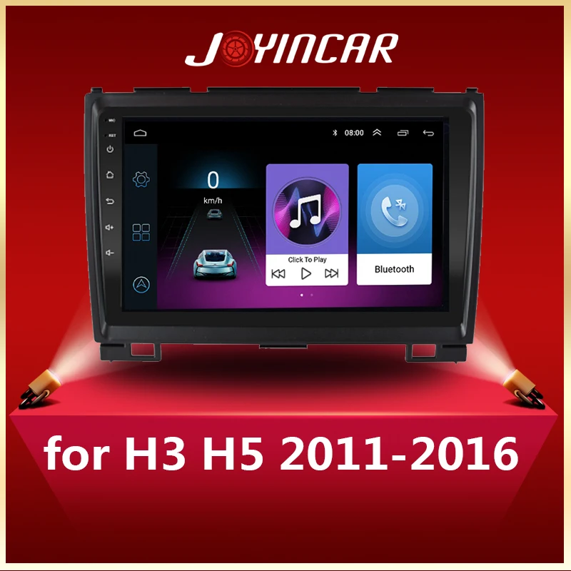 Автомобильный мультимедийный видеорегистратор 2 Din Android 9 дюймов FM радио Wi Fi GPS