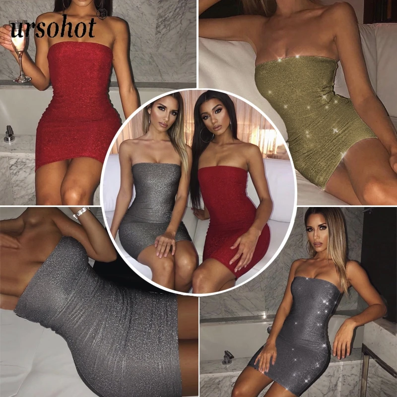 Ursohot/летние облегающие вечерние платья для женщин сексуальное платье ночного