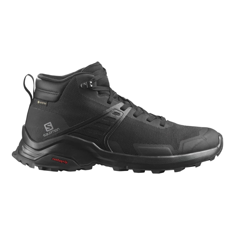 Ботинки SALOMON X RAISE MID GTX Bk/Bk/Quiet Shad|Походная обувь| |