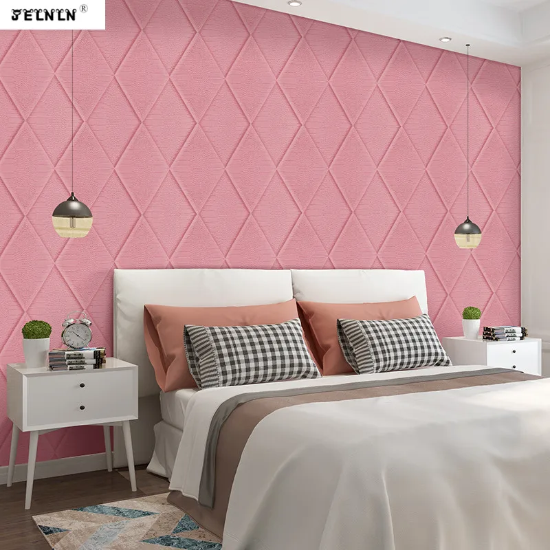 Наклейки на стену с изображением девушки милые обои розовым узором