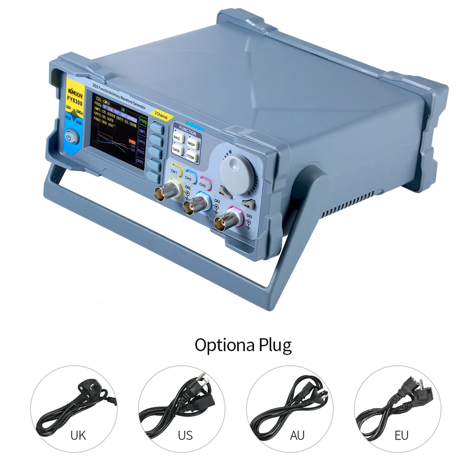 Высокоточный 10 МГц функциональный генератор сигналов DDS трехканальный