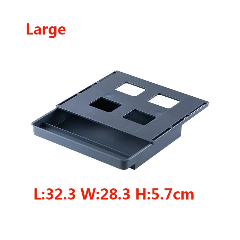 2 упаковки самоклеящиеся ящики под столом скрытая коробка для хранения