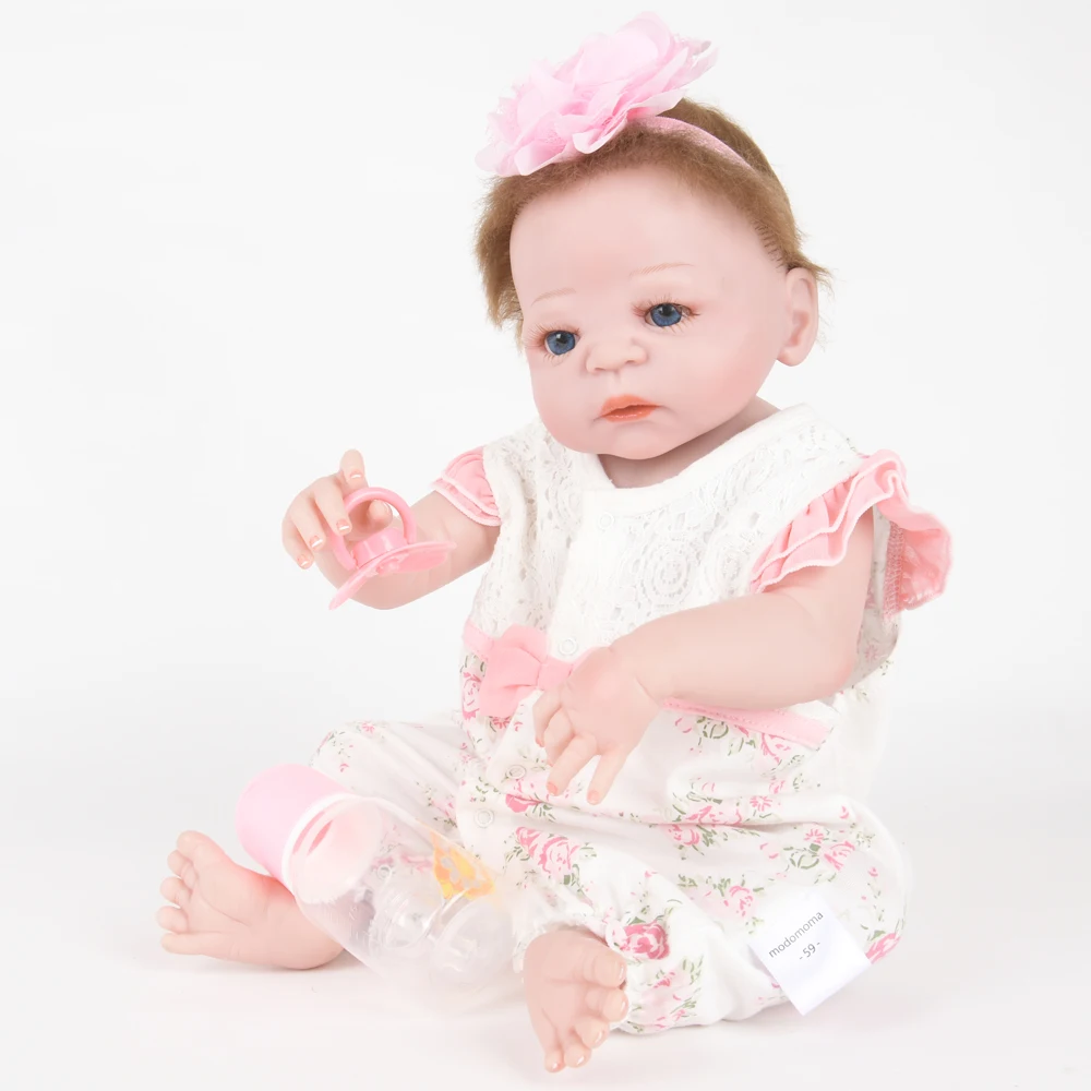Новый дизайн детские куклы Bebe Reborn Милые силиконовые для новорожденных девочек