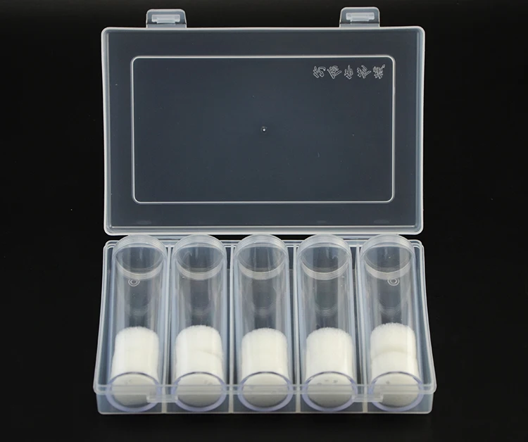 5 шт. прозрачная коробка для монет 25 мм круглая держатель пластиковые