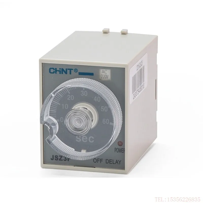 Реле времени Chnt JSZ3F 10S 60S 220 В 380 12 24 36 реле задержки отключения питания CS1 - купить по