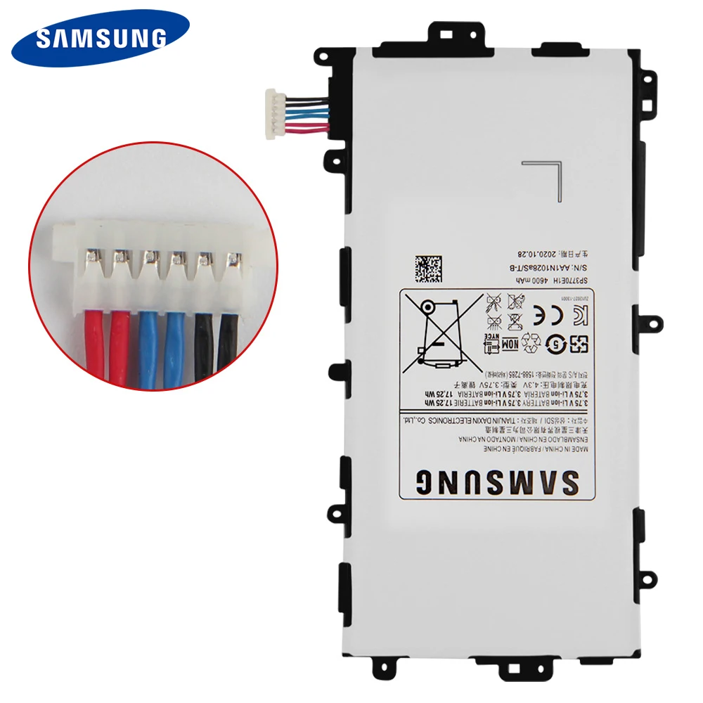 Оригинальный аккумулятор Samsung SP3770E1H для GALAXY Note 8 0 N5100 N5110 N5120 оригинальная сменная