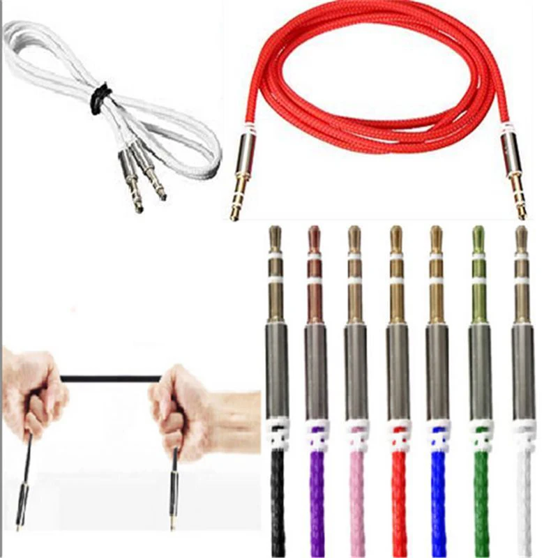 Автомобильный вспомогательный шнур со штекером 3 5 мм стерео аудио кабель для iPod