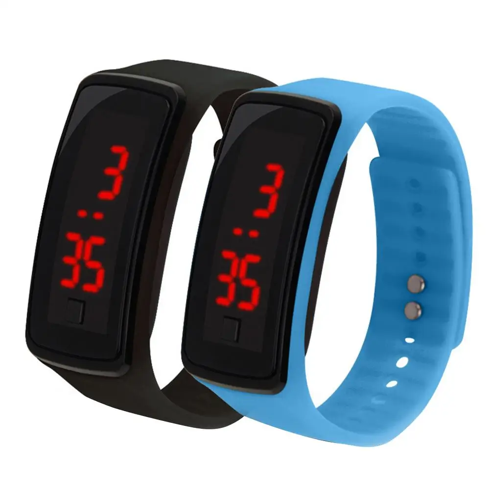 2020 новый детский силиконовый регулируемый ремешок светодиодный экран