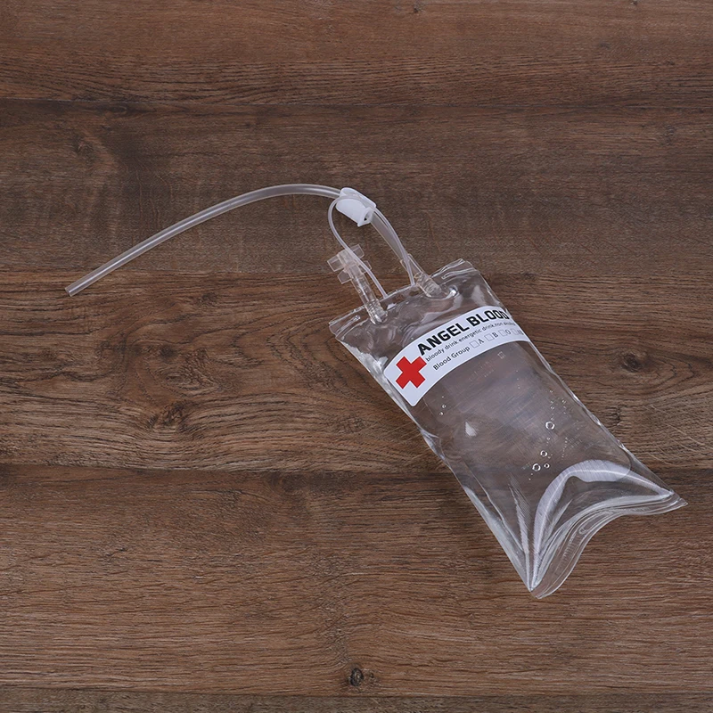 500 мл Хэллоуин реквизит контейнер для напитков в виде крови пакет питья