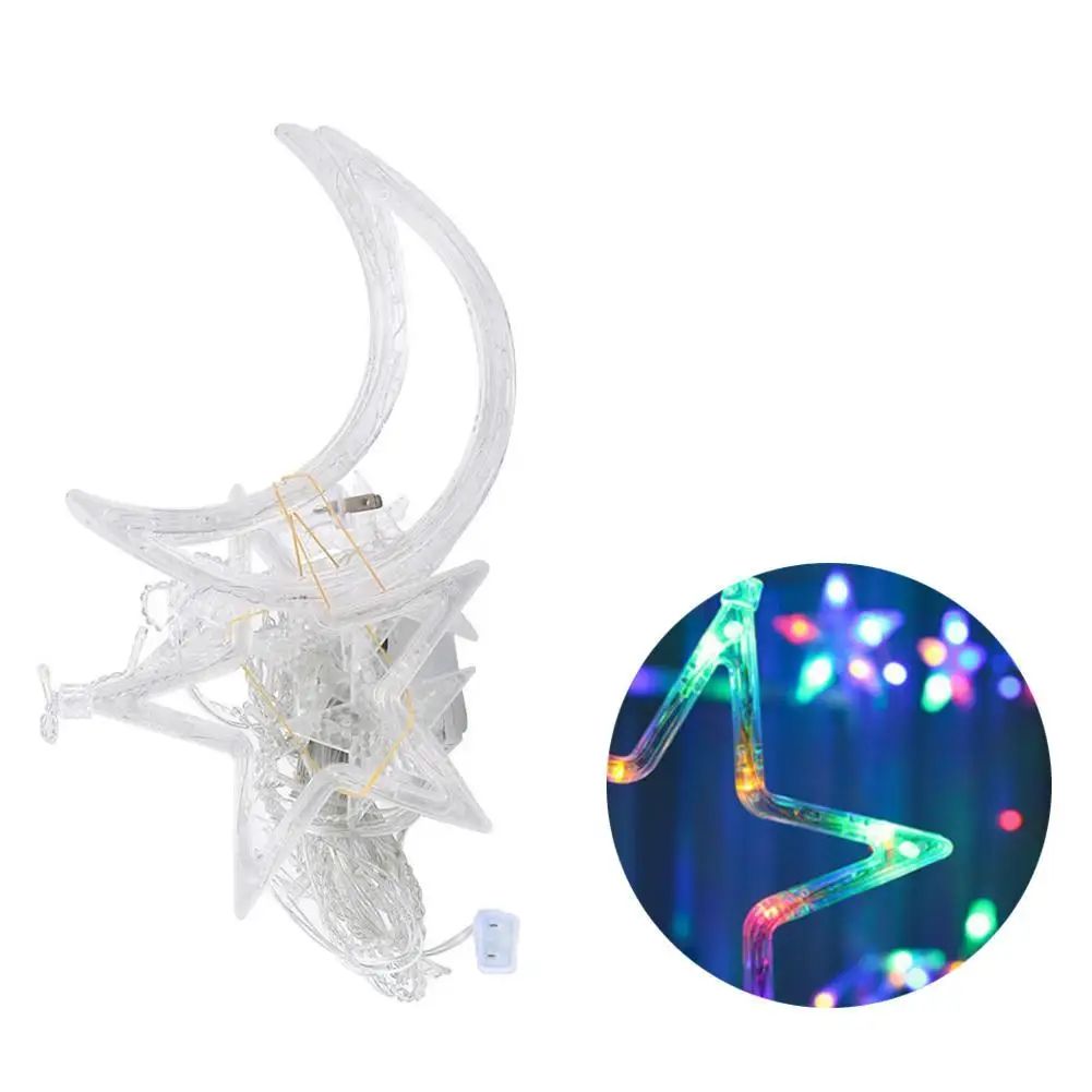 

British Regulations Star And Moon Decorative String Fairy For Holiday Lights LED Lights Christmas Garlands Twinkle Outdoor Z6P9