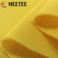 meetee 100150cm 3d thickened 3 layer sandwich mesh fabric for seat cover breathable sport shoes bags sofa cloth material