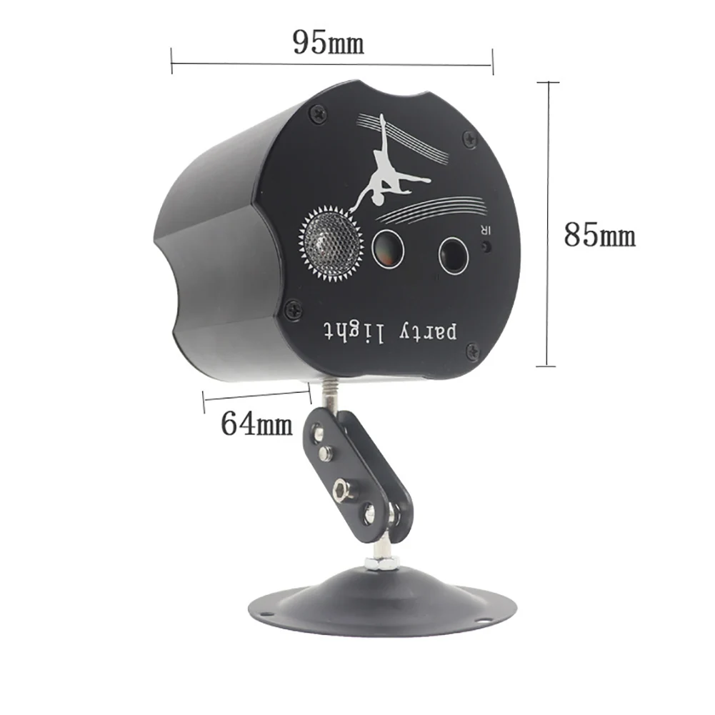 

48 Patterns RGB Apple Laser Light USB Colorful Mini Starry Sky Lights Atmosphere Projector LED Disco Party Club KTV Stage Lamp