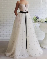 elegant vintage engagement lace a line formal evening dress sweetheart with sash prom banquet gown vestidos de festa custom made