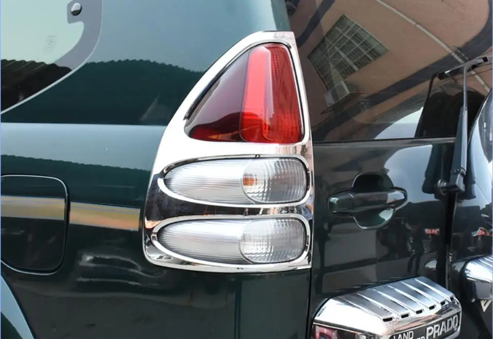 ABS Хром Передняя фара автомобиля + задний фонарь Крышка лампы отделка для Toyota LAND