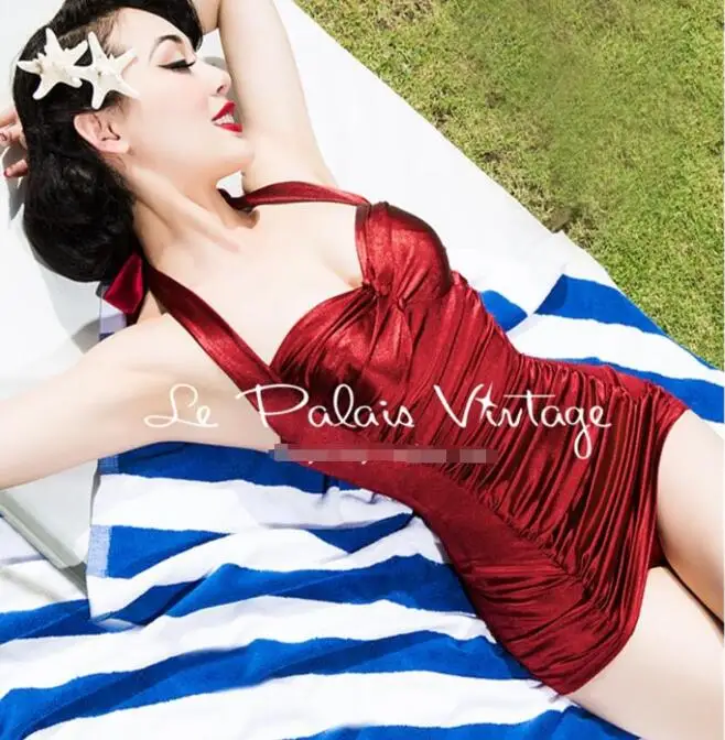 Женское Короткое платье мини Le Palais винтажное Плиссированное атласное облегающее