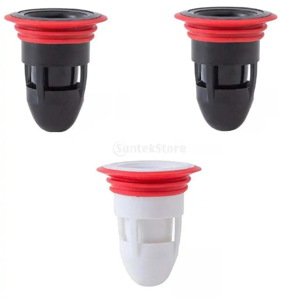 

3PCS Shower Floor Drain Bathroom Water Anti-odor Floor Drainer White/Black