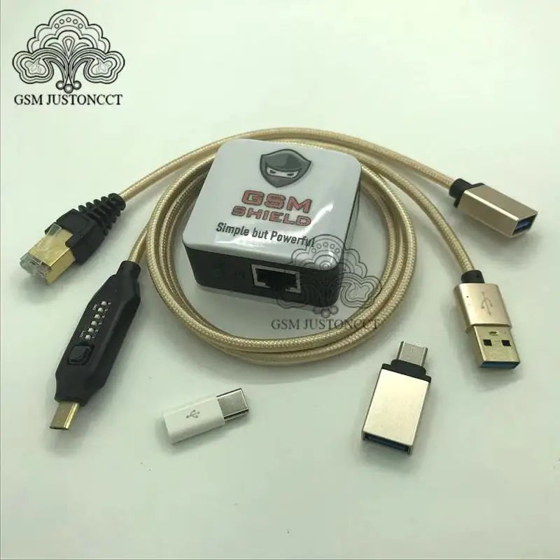 The 2020 latest version ORIGINAL GSM SHIELD BOX + (UMF) ALL BOOT CABLE for Repair Imei Reset Google account | Мобильные телефоны и
