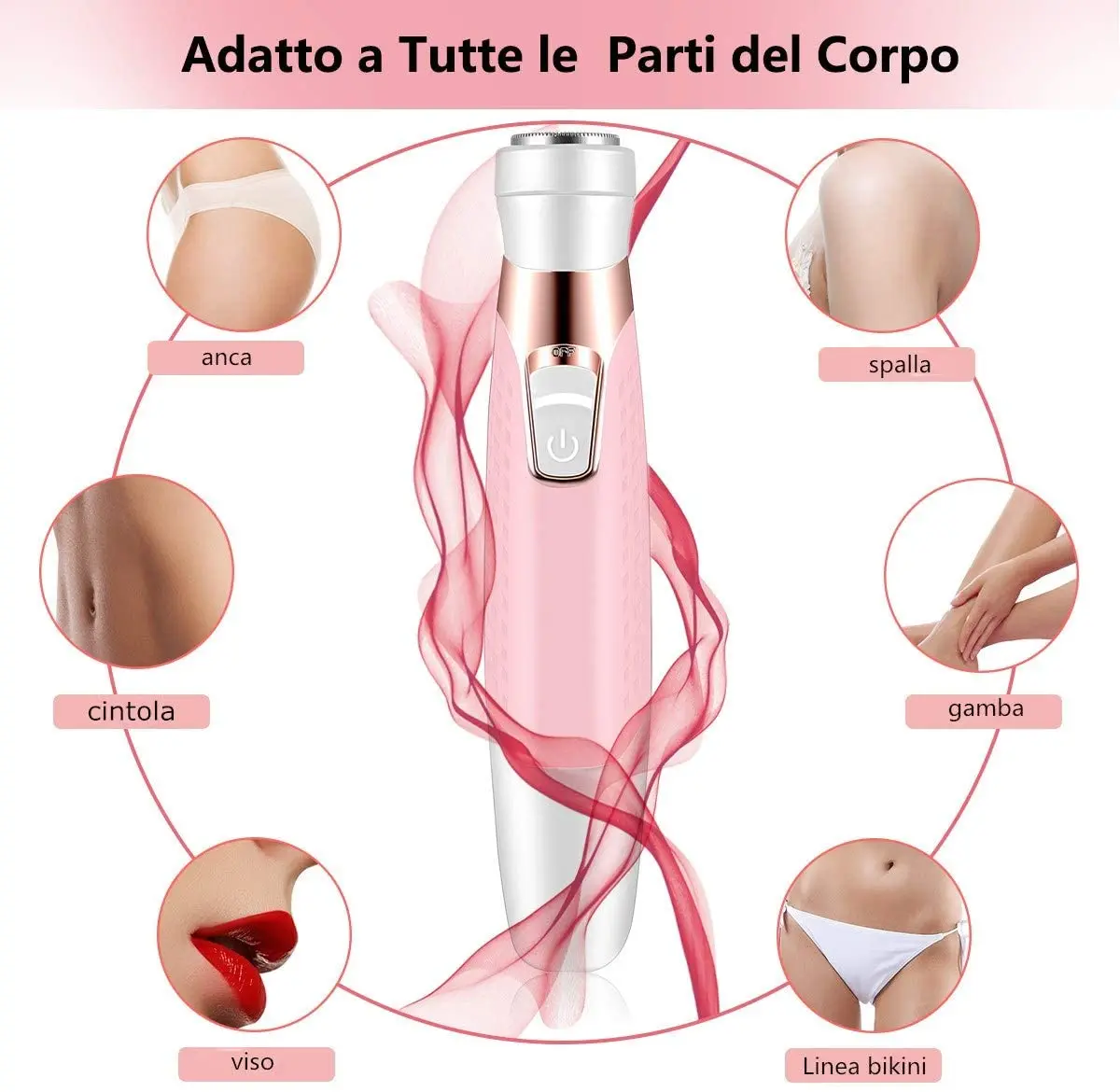 Женский Электрический эпилятор водонепроницаемый электрический 5 в 1 влажный и