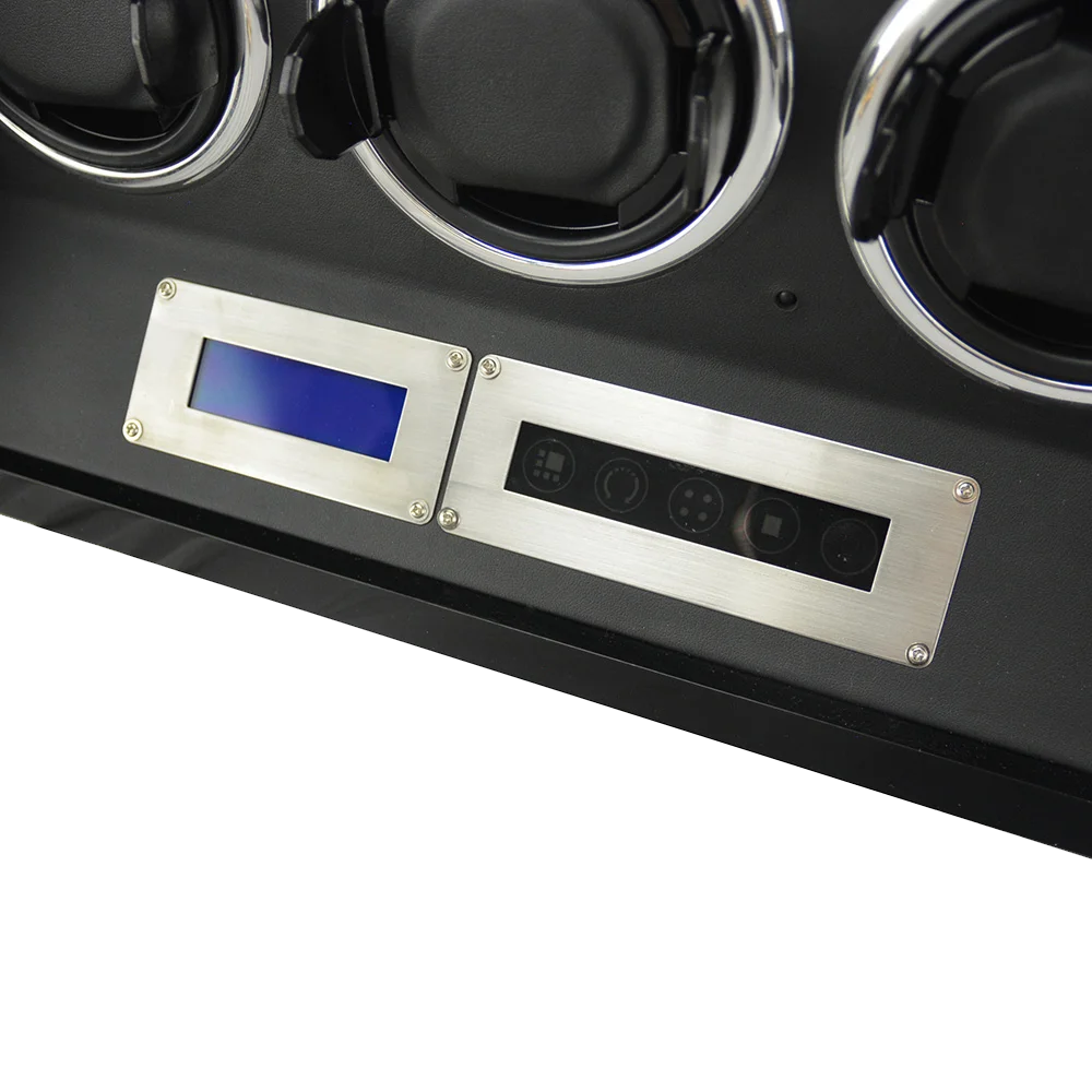 Роскошный брендовый футляр для наручных часов с 6 слотами автоматические футляры