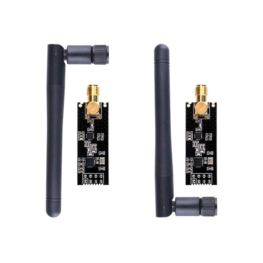 Модуль радиочастотного приемопередатчика NRF24L01 + PA LNA с антенной SMA 2 4 ГГц 1100 м