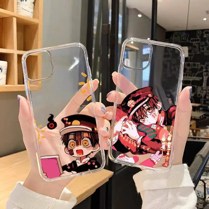 

Toilet Bound Hanako Kun Phone Case For iphone 13 12 11 8 7 plus mini x xs xr pro max Transparent soft