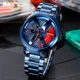 SANDA Hot Sell Car Wheel Rim Hub Watches Men Super Car Rim Hub Men Watch Stainless Steel Waterproof Wholesale Watch For Car GTR Other Image