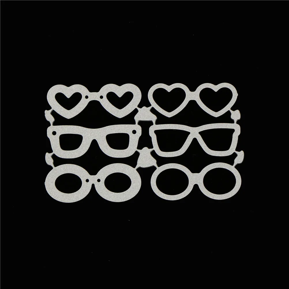 

1set Lovely Sunglasses Eyeglass Metal Cutting Dies Scrapbook Paper Craft Emboss Knife Mould Blade Punch Die Cut Stencils