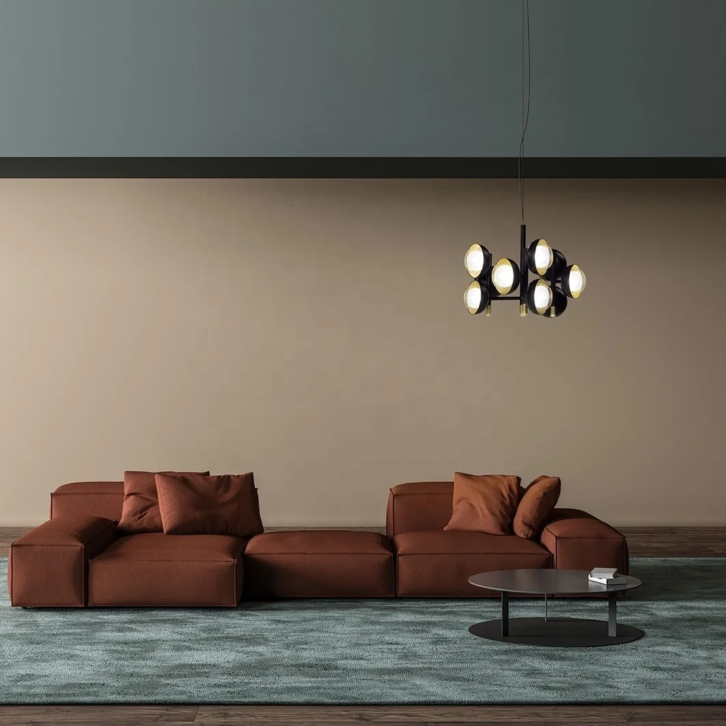 Современный стеклянный подвесной светильник в скандинавском стиле для столовой