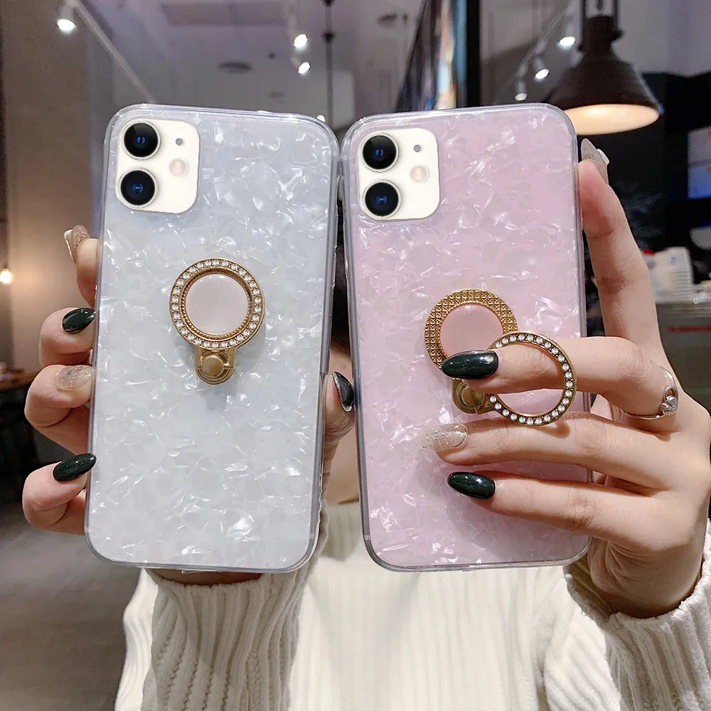 Женский блестящий чехол LAPOPNUT с бриллиантами для Iphone 11 Pro Xs Max Xr X 7 8 Plus 6 6s тонкий