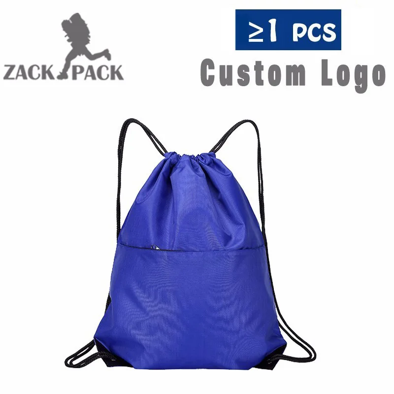 blue without logo Новая сумка на шнурке с логотипом, рюкзак на шнурке, спортивный водонепроницаемый рюкзак с принтом логотипа, DB8-TB, шесть цветов на выбор - Цвет: blue without logo