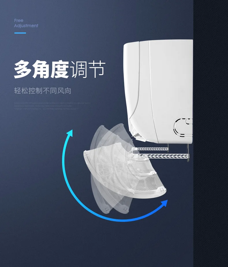 Новая Домашняя крышка кондиционера Регулируемый, для ветрового стекла кондиционер Baffle щит ветровой направляющей месяц прямой анти-Ветер щит