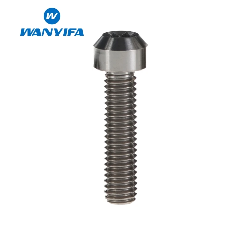 Титановый &quotWanyifa&quot Ti Болт M6x10 15 20 25 30 35 40 50 60 65 70 80 мм с шестигранной головкой винт